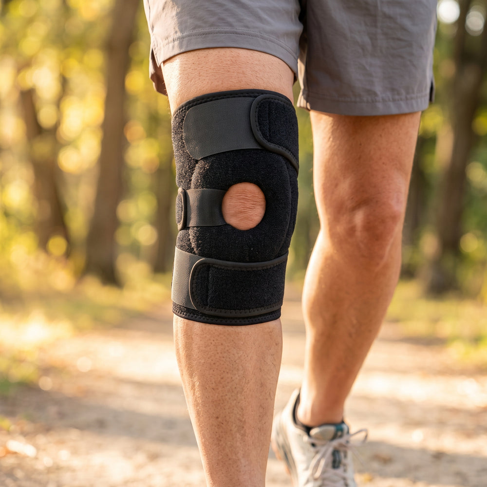 Open-Patella Knee Brace Support Sleeve